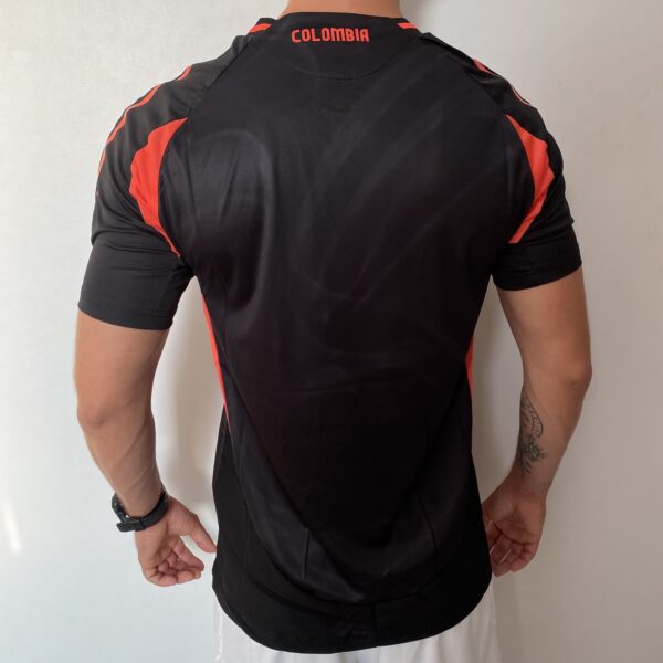Camisa Seleção Colômbia Away Versão Jogador Copa América 2024/25 Preta Adidas - Imagem 10