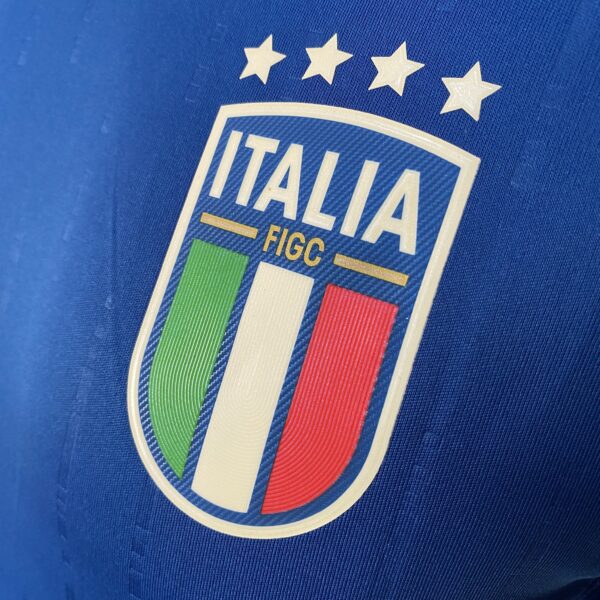 Camisa Seleção Itália Home Versão Jogador EuroCopa 2024 Azul Adidas - Imagem 4