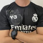 Camisa Real Madrid 4th Goleiro Versão Jogador 2025 Edição Especial Adidas Y-3 Flor Preta - Imagem 6