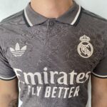 Camisa Real Madrid Third Versão Jogador 24/2025 Cinza Adidas - Imagem 3