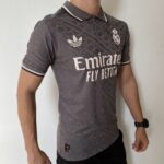 Camisa Real Madrid Third Versão Jogador 24/2025 Cinza Adidas - Imagem 9