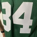 Camiseta Regata Basquete NBA Boston Celtics 34 Paul Pierce Mitchell & Ness Verde 2007/08 - Imagem 13