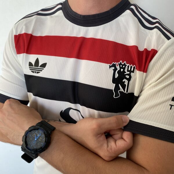 Camisa Manchester United Third Versão Jogador 24/2025 Off-White Adidas - Imagem 10