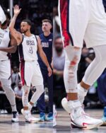 Short Bermuda NBA Basquete USA EUA Seleção Estados Unidos Olimpíadas Paris 2024 Vermelho Nike - Imagem 12