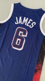 Camiseta Regata Basquete USA EUA Seleção Estados Unidos Olimpíadas Paris 2024 Azul Nike - Imagem 40