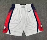 Short Bermuda NBA Basquete USA EUA Seleção Estados Unidos Olimpíadas Paris 2024 Vermelho Nike - Imagem 6