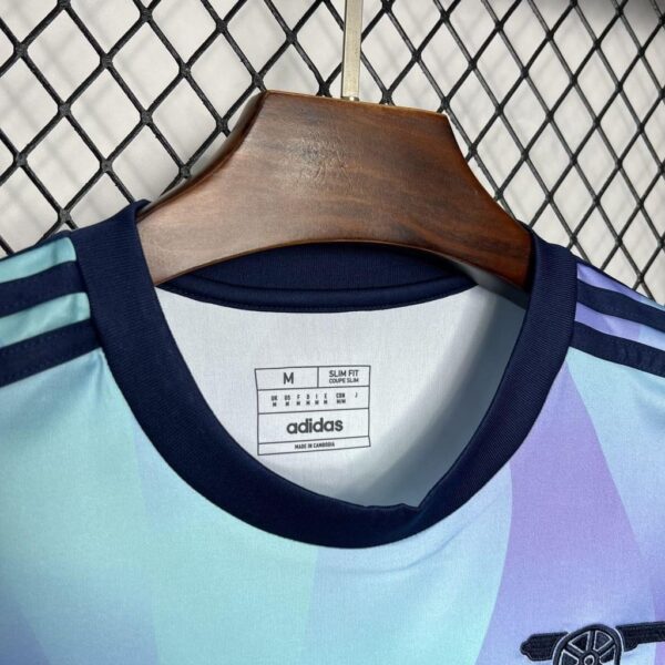 Camisa Arsenal Third Versão Torcedor 24/2025 Azul Piscina Adidas - Imagem 6