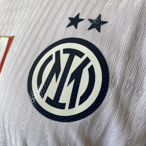Camisa Inter de Milão Away Versão Jogador 2025 Branca Nike - Imagem 4