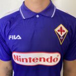 Camisa Retrô Fiorentina Home 9 Gabriel Batistuta 1998/99 Roxa Fila - Imagem 3