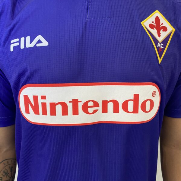 Camisa Retrô Fiorentina Home 9 Gabriel Batistuta 1998/99 Roxa Fila - Imagem 7