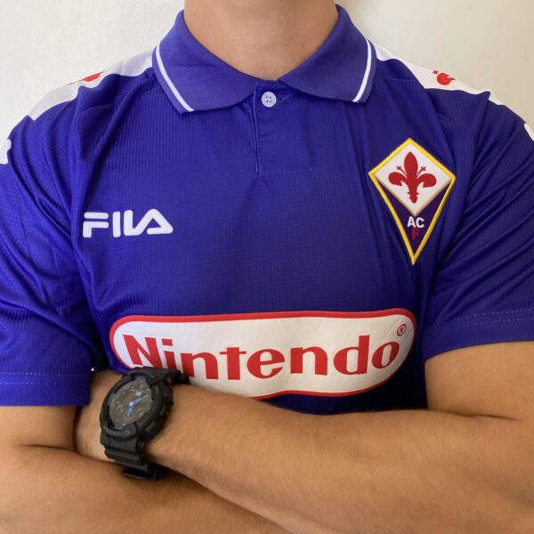 Camisa Retrô Fiorentina Home 9 Gabriel Batistuta 1998/99 Roxa Fila - Imagem 9