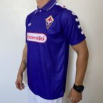 Camisa Retrô Fiorentina Home 9 Gabriel Batistuta 1998/99 Roxa Fila - Imagem 10