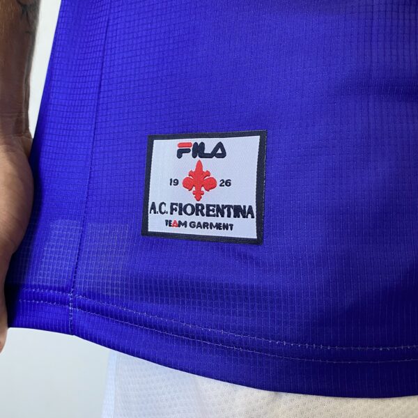 Camisa Retrô Fiorentina Home 9 Gabriel Batistuta 1998/99 Roxa Fila - Imagem 13