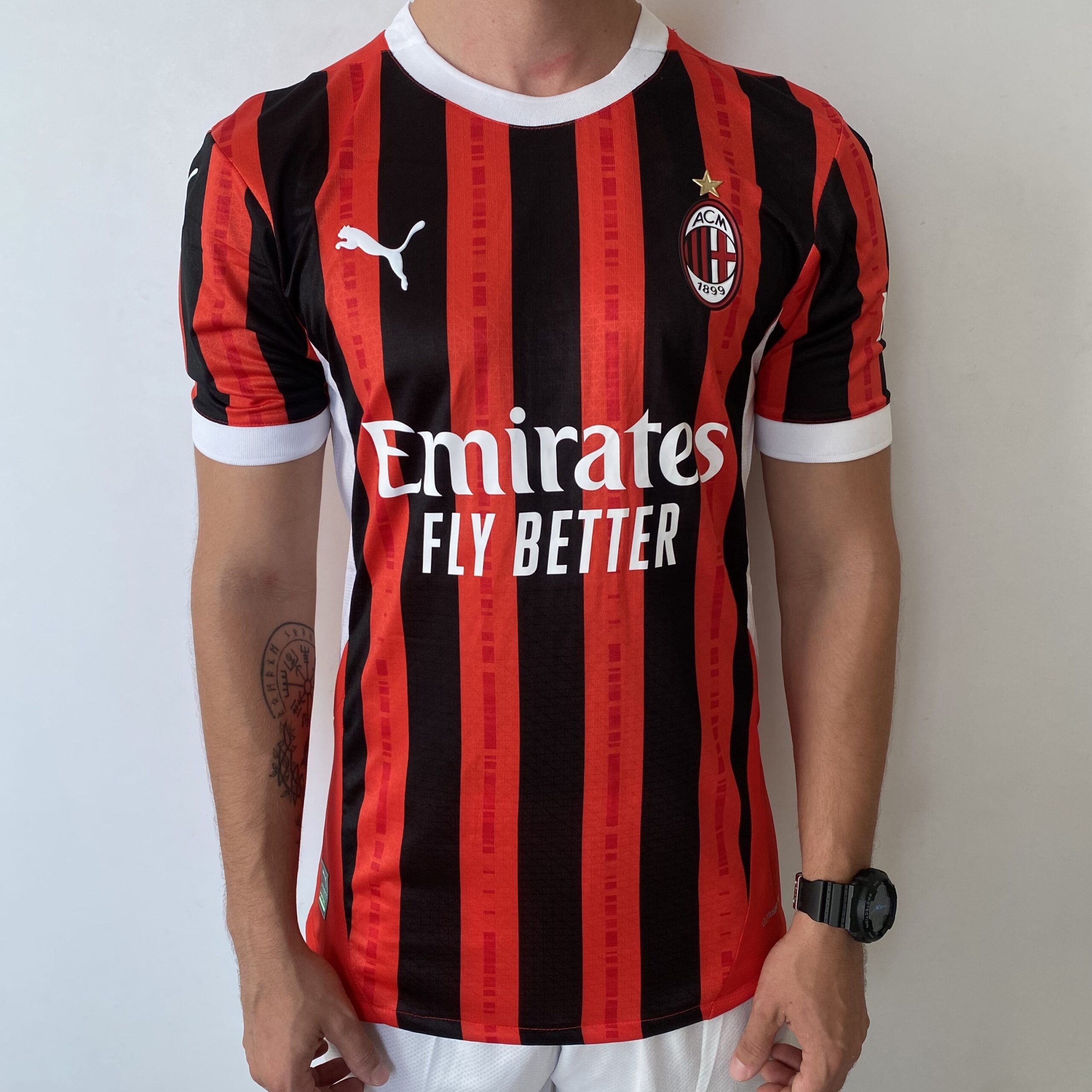 2025-02-11 17.00.18 Camisa Milan Home Versão Jogador 24/2025 Puma - Imagem 1