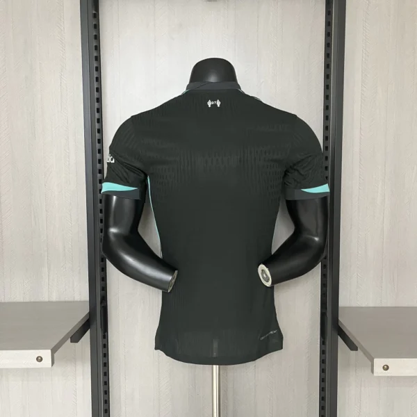 Camisa Liverpool Away Versão Jogador 24/2025 Preta Verde Escura Nike - Imagem 19