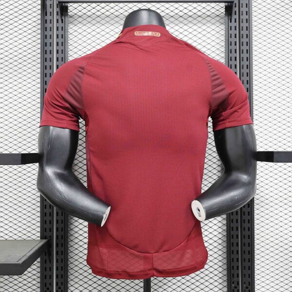 Camisa Roma Home Versão Jogador 24/2025 Vermelha Adidas - Imagem 2