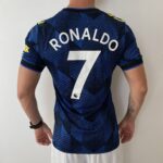 Camisa Manchester United Third Versão Jogador Cristiano Ronaldo 7 CR7 21/2022 Adidas
