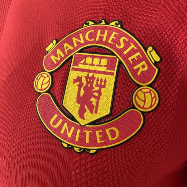 Camisa Manchester United Home Versão Jogador Cristiano Ronaldo 7 CR7 21/2022 Adidas - Imagem 4
