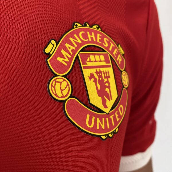 Camisa Manchester United Home Versão Jogador Cristiano Ronaldo 7 CR7 21/2022 Adidas - Imagem 7