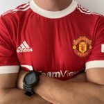 Camisa Manchester United Home Versão Jogador Cristiano Ronaldo 7 CR7 21/2022 Adidas - Imagem 9