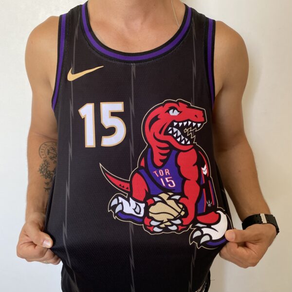 Camiseta Regata Basquete NBA Toronto Raptors City Edition 2025 Nike - Imagem 5