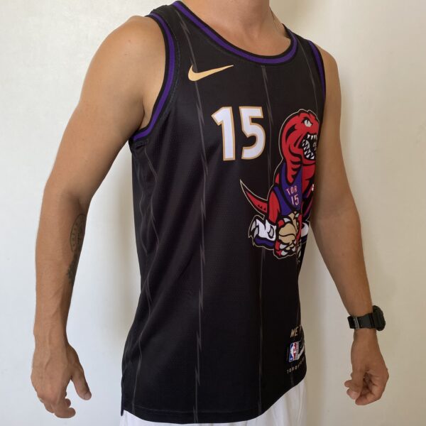 Camiseta Regata Basquete NBA Toronto Raptors City Edition 2025 Nike - Imagem 7