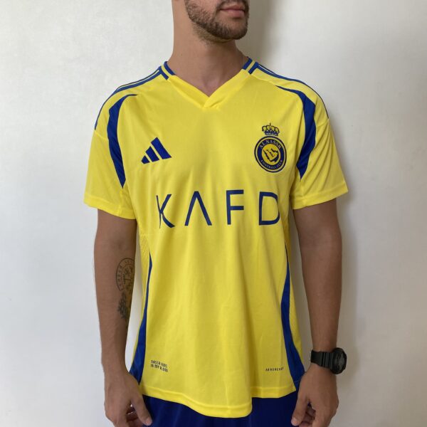 Camisa Al Nassr Home Versão Torcedor Amarela 24/2025 Adidas - Imagem 2