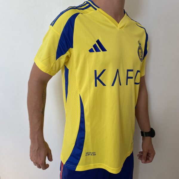 Camisa Al Nassr Home Versão Torcedor Amarela 24/2025 Adidas - Imagem 8