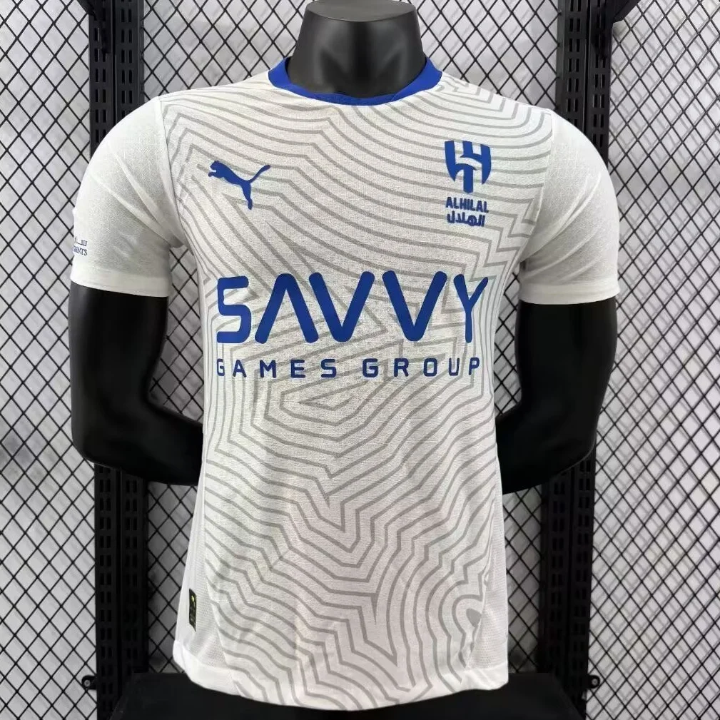 ckmasjojioa Camisa Al-Hilal Away 24/2025 Versão Jogador Branco Puma - Imagem 1