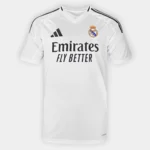 Camisa Real Madrid Home Versão Torcedor 24/2025 Adidas Branca