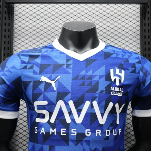 Camisa Al-Hilal Home 24/2025 Versão Jogador Azul Puma - Imagem 2