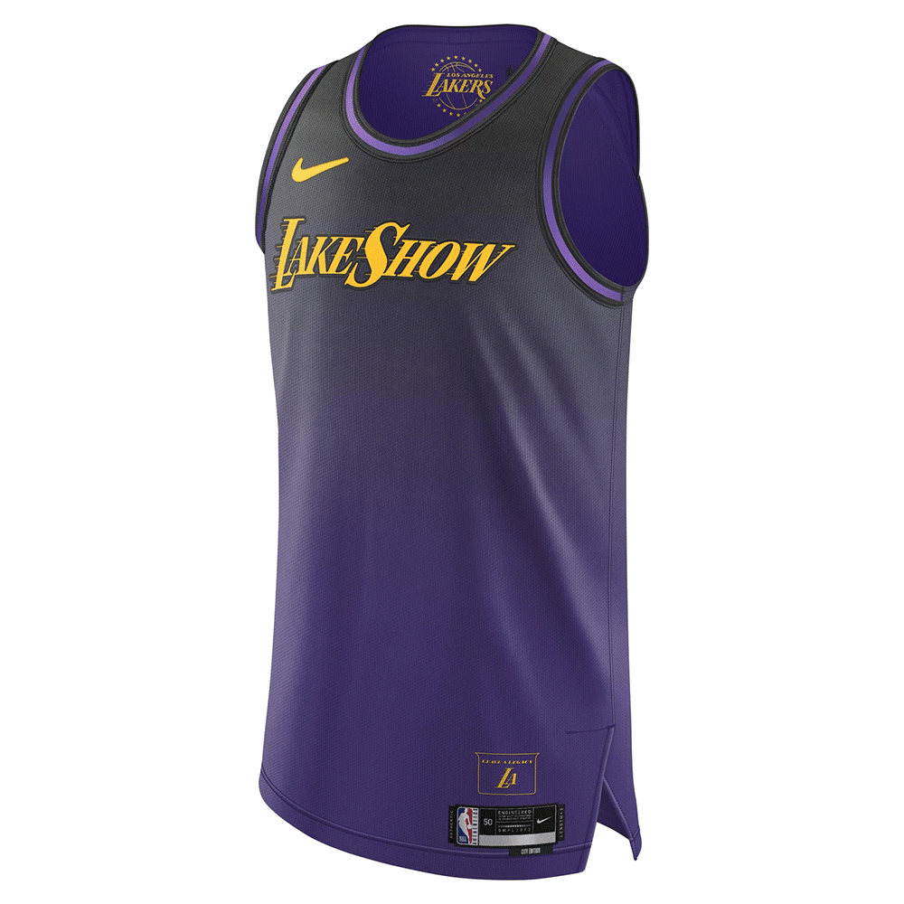 hothkotlhlthltlh Camiseta Regata Basquete NBA Los Angeles Lakers City Edition 2025 Nike - Imagem 1