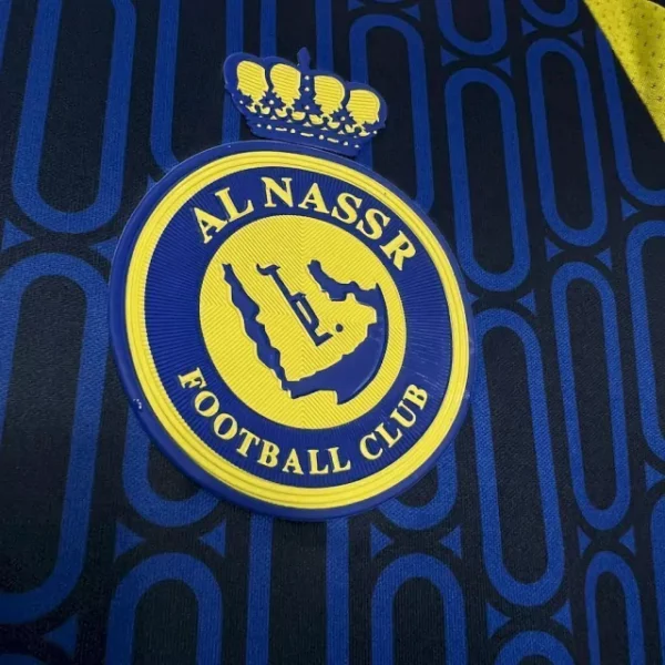 Camisa Al Nassr Away Versão Jogador Azul 24/2025 Adidas - Imagem 2