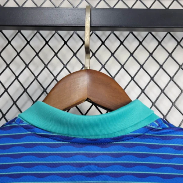 Kit Conjunto Infantil Crianças Camisa e Calção Seleção Brasil Away Infantil 24/2025 Nike - Imagem 4