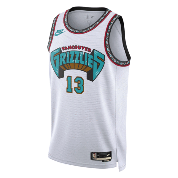 Camiseta Regata Basquete NBA Swingman Memphis Grizzlies Jaren Jackson Jr. 13 Classic Edition Branca 2024/25 Nike - Imagem 19