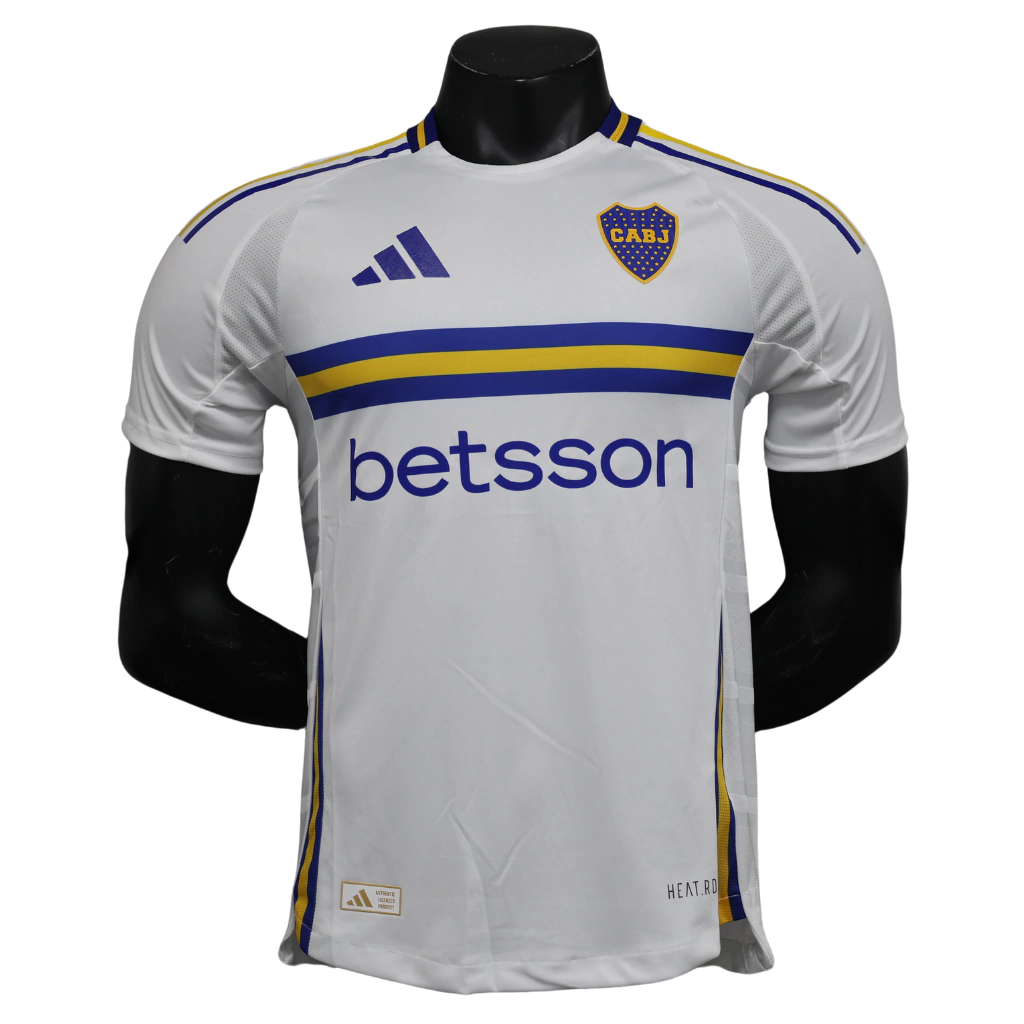 udquduiqiudq Camisa Boca Junior Away Versão Jogador 24/2025 Branca Adidas - Imagem 1