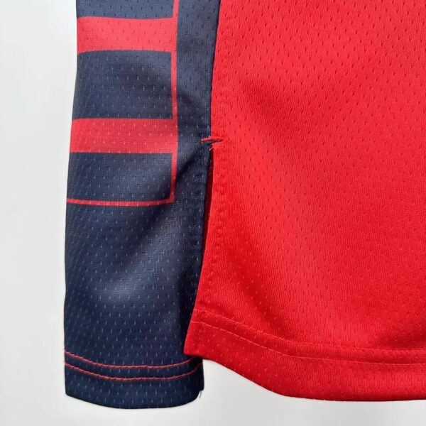 Camiseta Regata Basquete NBA Los Angeles Clippers Statement Edition 2025 Vermelha Jordan - Imagem 5