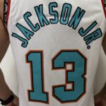 Camiseta Regata Basquete NBA Swingman Memphis Grizzlies Jaren Jackson Jr. 13 Classic Edition Branca 2024/25 Nike - Imagem 15