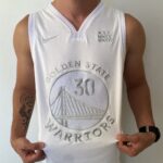 Camiseta Regata NBA - Golden State Warriors - Edição Especial - MVP Honra - Stephen Curry 30 - Branca Nike - Imagem 7