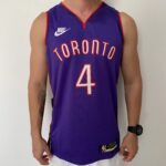 Camiseta Regata Basquete NBA Toronto Raptors 4 Barnes Classic Edition 2025 Roxa Nike