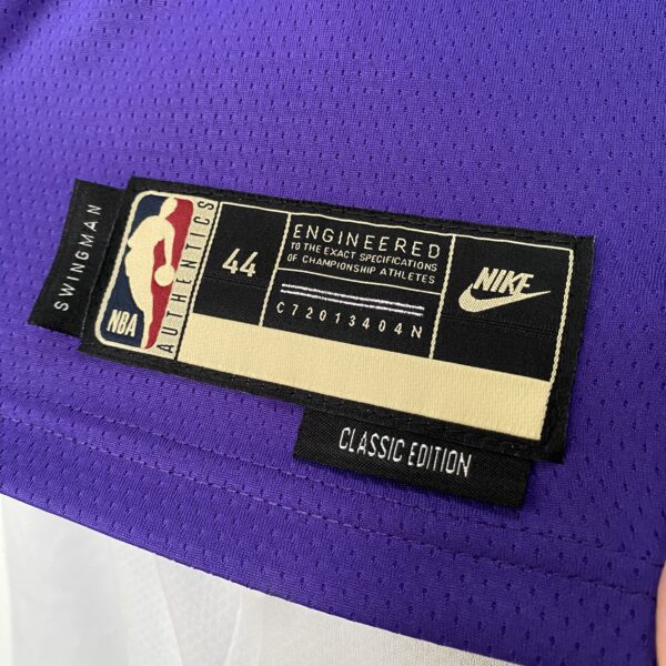 Camiseta Regata Basquete NBA Toronto Raptors 4 Barnes Classic Edition 2025 Roxa Nike - Imagem 11