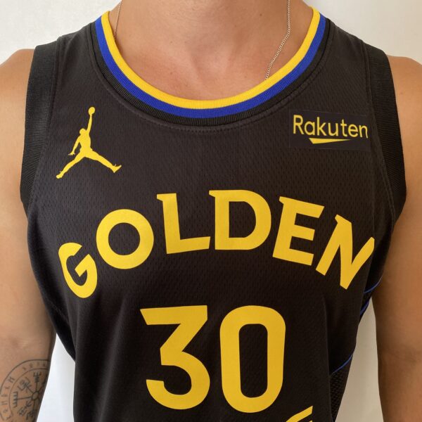 Camiseta Regata NBA Swingman Golden State Warriors Curry 30 Statement Edition 2025 Preta Jordan - Imagem 3