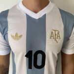 Camisa Seleção Argentina Home - 50 Anos AFA Adidas MESSI 10 - 2024/25 Adidas - Versão Jogador - Imagem 3