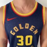 Camiseta Regata Basquete NBA Golden State Warriors Curry 30 City Edition 2025 Azul Nike - Imagem 3