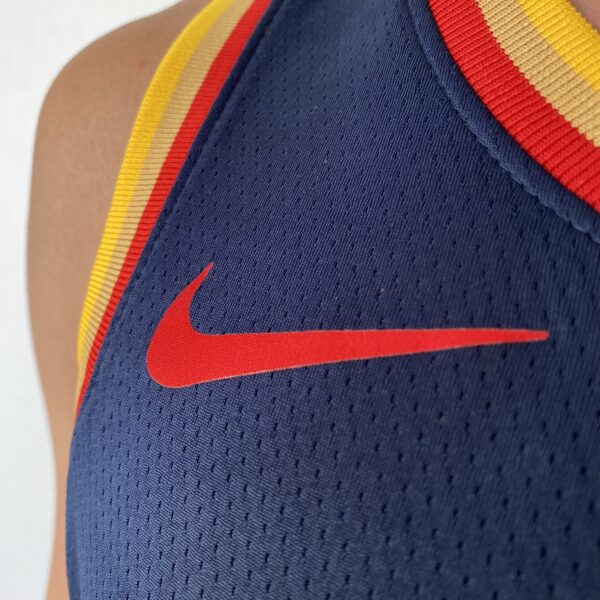 Camiseta Regata Basquete NBA Golden State Warriors Curry 30 City Edition 2025 Azul Nike - Imagem 5