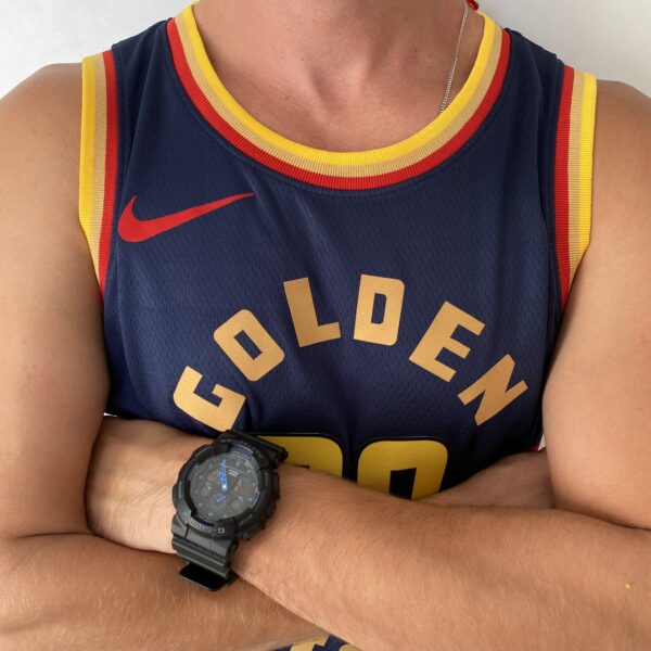 Camiseta Regata Basquete NBA Golden State Warriors Curry 30 City Edition 2025 Azul Nike - Imagem 7