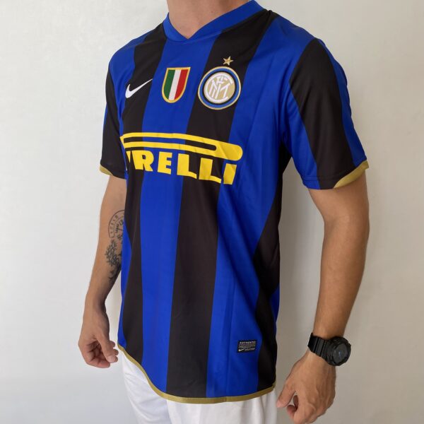 Camisa Retrô Inter de Milão Home 2008/2009 - Adriano 10 - Nike - Imagem 9