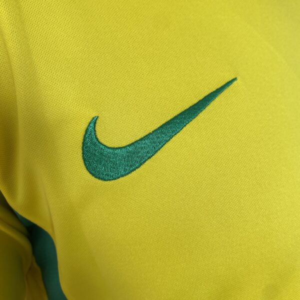 Camisa Retrô Clássica Seleção Brasileira Brasil 2002 - Ronaldo 9 - Nike - Amarela - Imagem 5