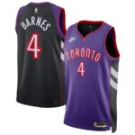 Camiseta Regata Basquete NBA Toronto Raptors 4 Barnes Classic Edition 2025 Roxa Nike - Imagem 19