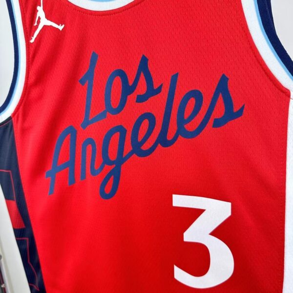 Camiseta Regata Basquete NBA Los Angeles Clippers Statement Edition 2025 Vermelha Jordan - Imagem 2